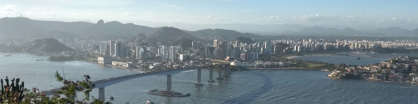 Fotografia da terceira ponte de Vitória, Espírito Santo
